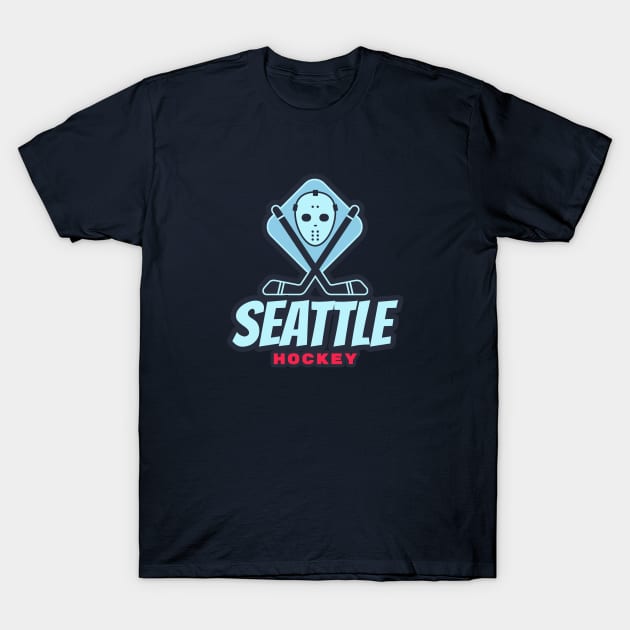 seattle kraken hockey T-Shirt by BVHstudio